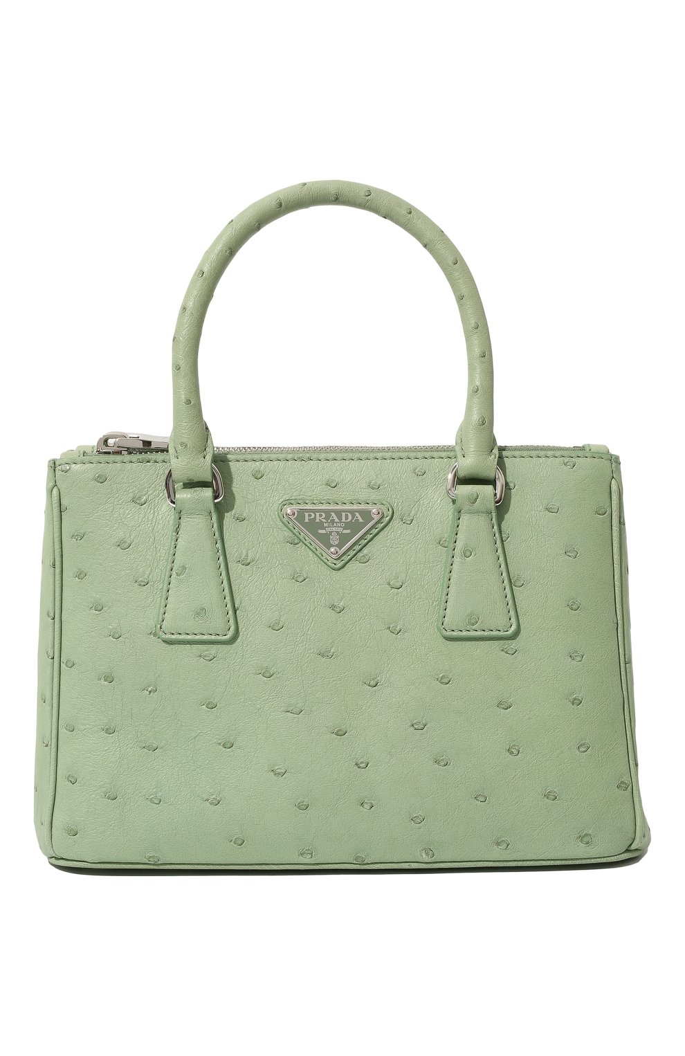 Сумка из кожи страуса PRADA, арт. 1BA896-130-F0229-N2Y, фото 1
