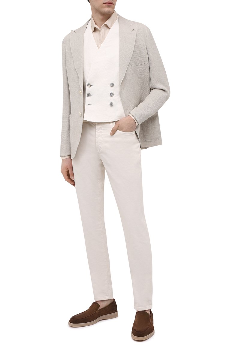 Льняной жилет GIORGIO ARMANI, арт. 1SGGK024/T02JV, фото 2