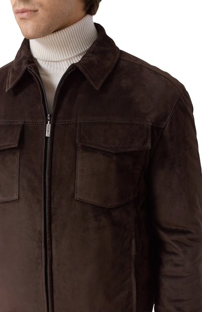 Замшевый бомбер ZILLI, арт. A0UG01M1003VFRI00, фото 5