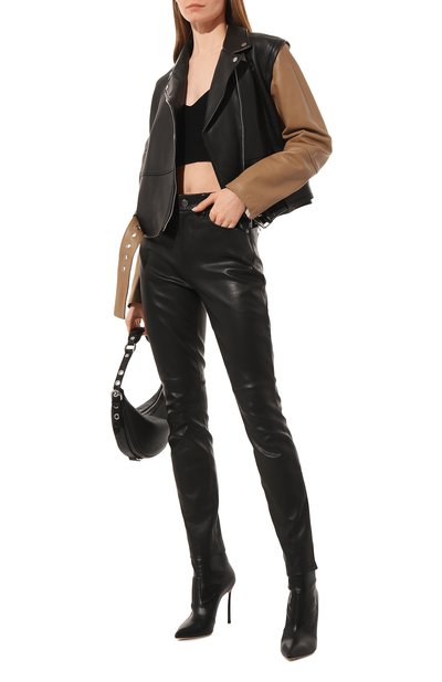 Кожаная куртка BOSS черного цвета по цене 58960 руб., арт. 50487266, фото 2 Кожаная куртка BOSS, арт. 50487266, фото 2