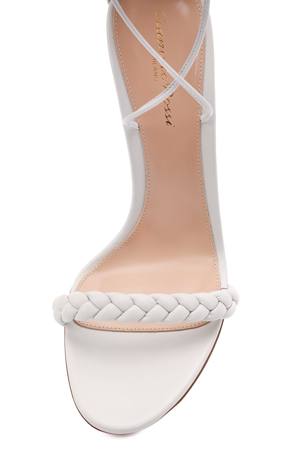 Кожаные босоножки leomi GIANVITO ROSSI, арт. G61531.15RIC.NAPBIAN, фото 5