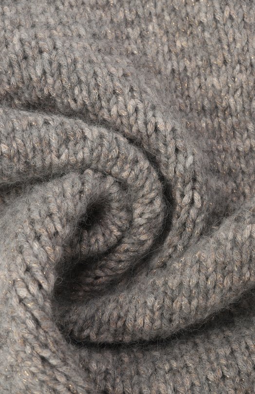 Шарф из хлопка и шерсти Bogner 96399246 Серый  96399246 Фото 3