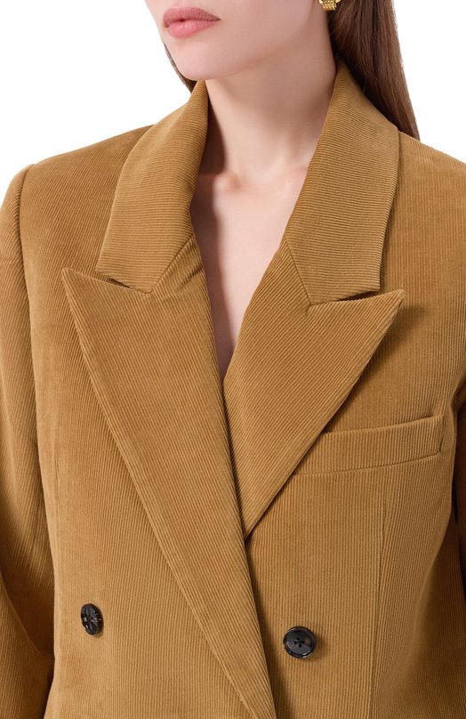 Вельветовый жакет Co 6795PCC-F25 Коричневый  6795PCC-F25 Фото 5