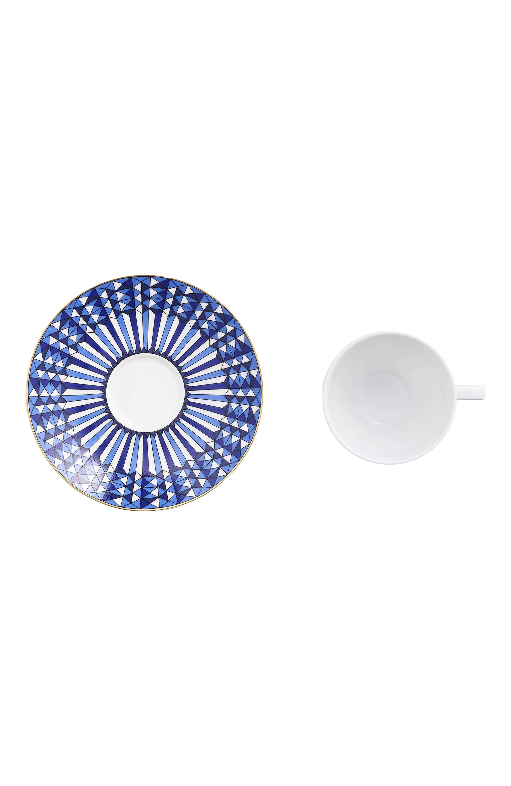 Набор из 2-х кофейных чашек с блюдцами arcadia blue BACCARAT синего цвета по цене 54450 руб., арт. 2 818 286, фото 2 Набор из 2-х кофейных чашек с блюдцами arcadia blue BACCARAT, арт. 2 818 286, фото 2