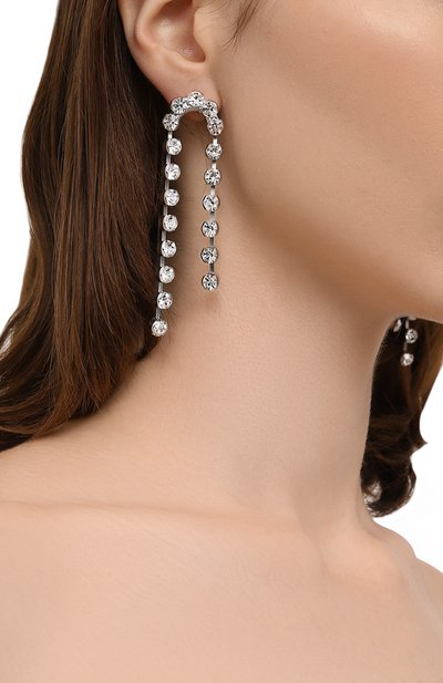 Серьги FORTE_FORTE прозрачного цвета по цене 11200 руб., арт. 10806, фото 2 Серьги FORTE_FORTE, арт. 10806, фото 2