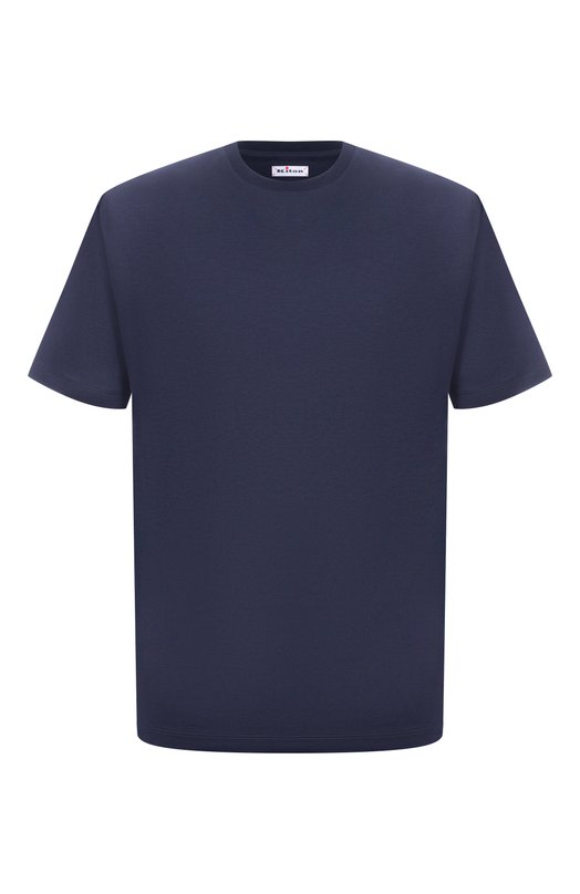 Хлопковая футболка Kiton UMC023K06R4911 Синий UMC023K06R4911
