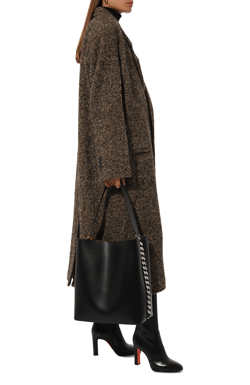 Сумка-тоут frayme STELLA MCCARTNEY черного цвета по цене 227500 руб., арт. 7B0011/W8839, фото 7 Сумка-тоут frayme STELLA MCCARTNEY, арт. 7B0011/W8839, фото 7