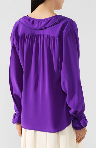 Шелковая блузка VICTORIA BECKHAM, арт. 1220WSH001217B, фото 4