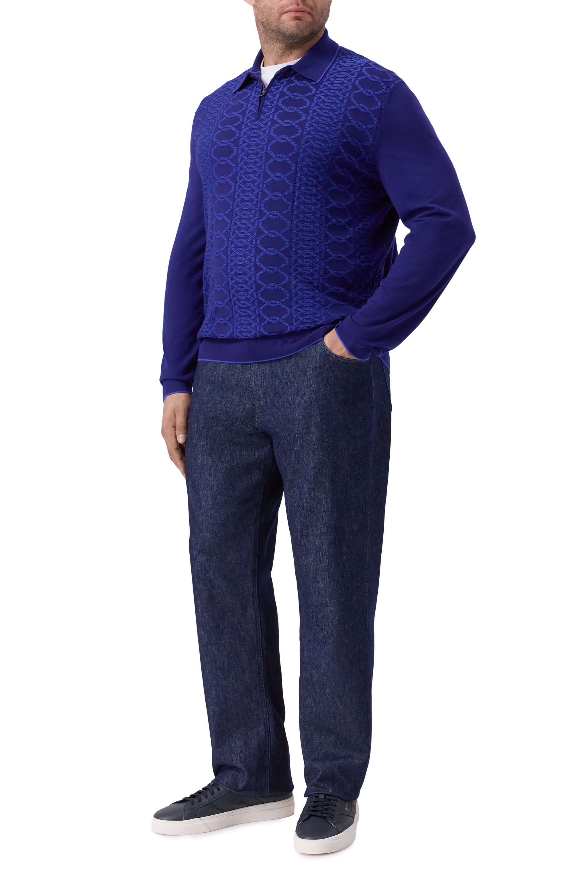 Поло из шерсти и шелка STEFANO RICCI, арт. KE06014P30/E25404, фото 2