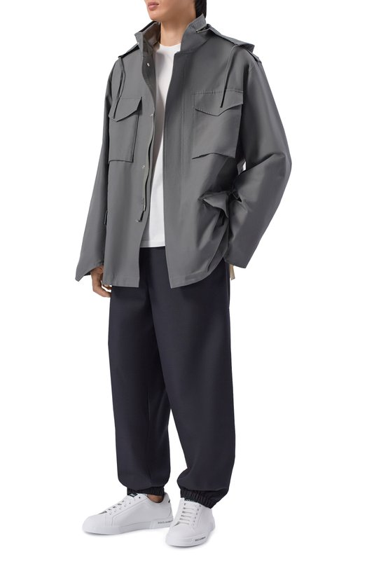 Хлопковая куртка Jil Sander J23SW0007/J45225 Серый  J23SW0007/J45225 Фото 2