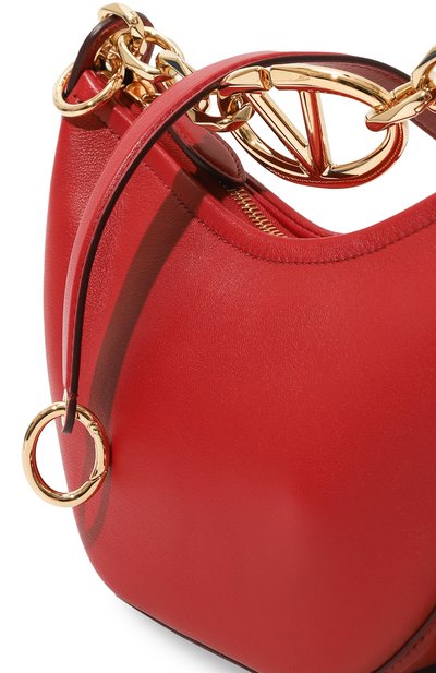 Сумка vlogo moon mini VALENTINO красного цвета по цене 283000 руб., арт. 5W2B0Q43/PHV, фото 3 Сумка vlogo moon mini VALENTINO, арт. 5W2B0Q43/PHV, фото 3