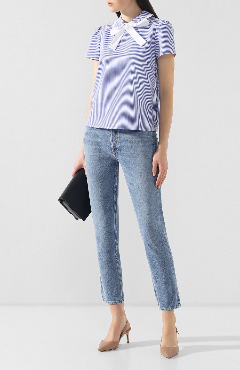 Хлопковая блузка REDVALENTINO, арт. RR3AA0U7/JQQ, фото 2