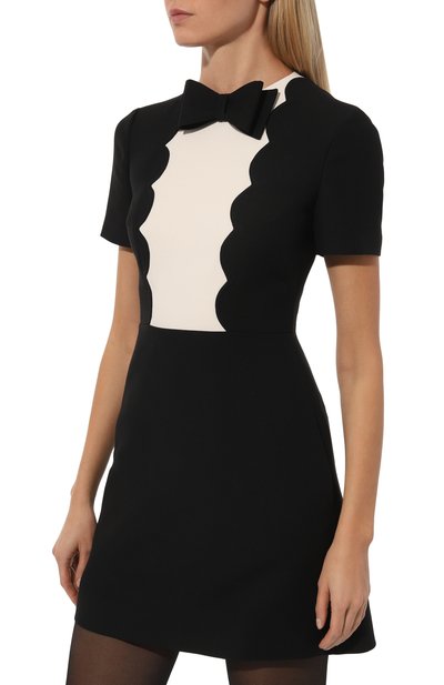 Платье из шерсти и шелка VALENTINO, арт. 5B3VA9C51CF, фото 3