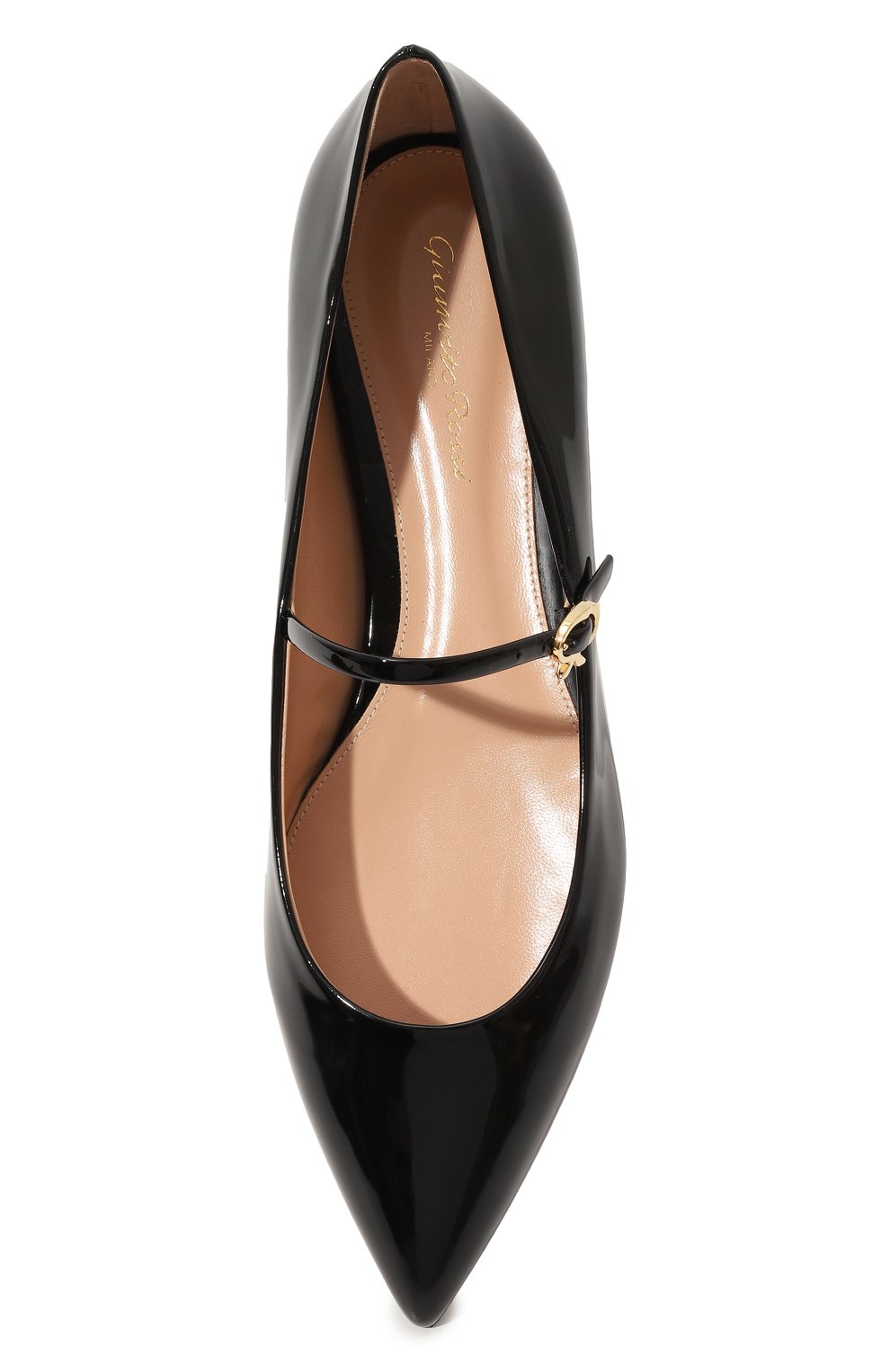 Кожаные балетки GIANVITO ROSSI, арт. G22162.05CU0.VERNER0, фото 6