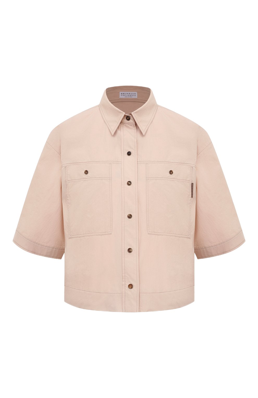 Хлоп ковая рубашка BRUNELLO CUCINELLI, арт. ML949B1348, фото 1