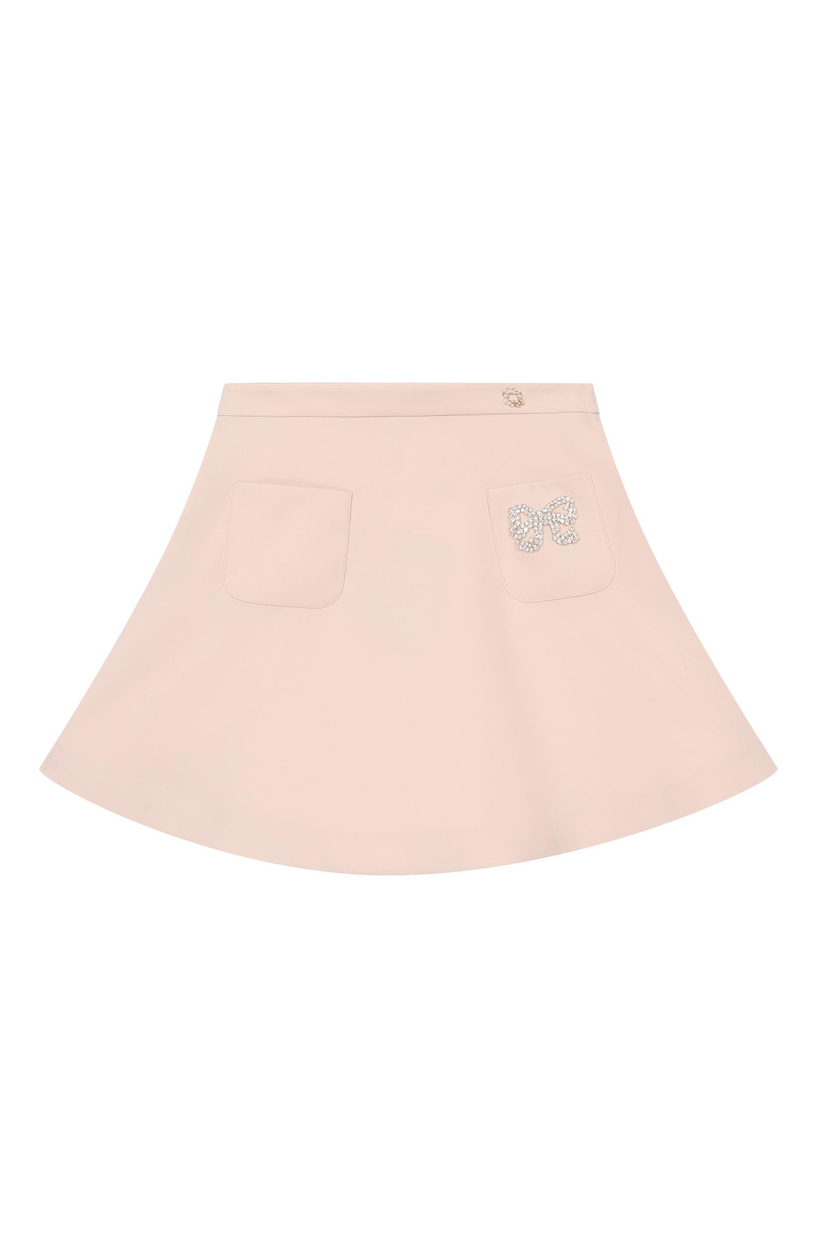 Юбка ELIE SAAB JUNIOR светло-розового цвета по цене 48300 руб., арт. EFG0051/TS0802, фото 1 Юбка ELIE SAAB JUNIOR, арт. EFG0051/TS0802, фото 1