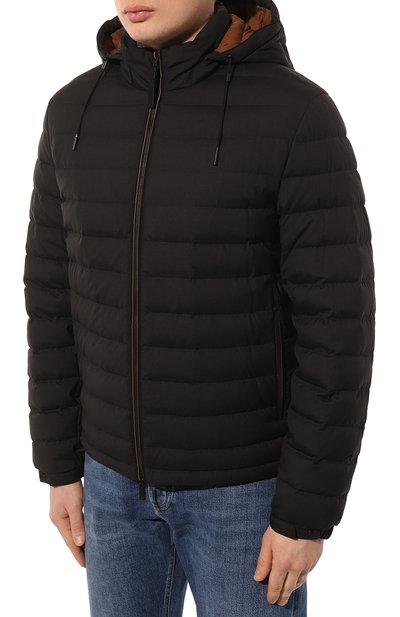 Пуховик из шерсти и шелка ZEGNA, арт. 7209B/E7T25, фото 3