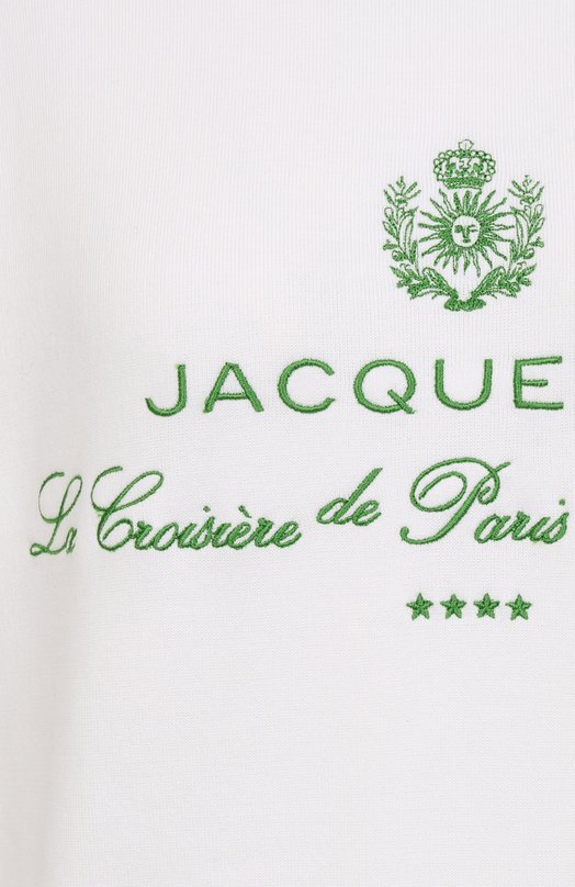 Свитшот из хлопка и вискозы Jacquemus 25E251KN619/2427 Белый  25E251KN619/2427 Фото 6