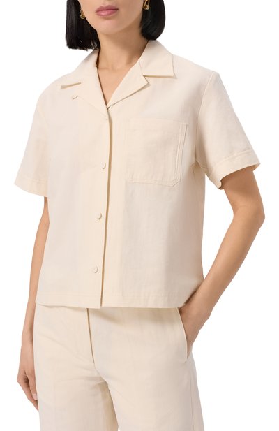 Хлопковая рубашка A.P.C., арт. F12583/C0HEJ, фото 3