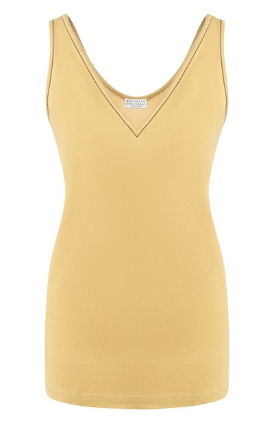 Женский хлопковый топ BRUNELLO CUCINELLI, арт. M0045B0332