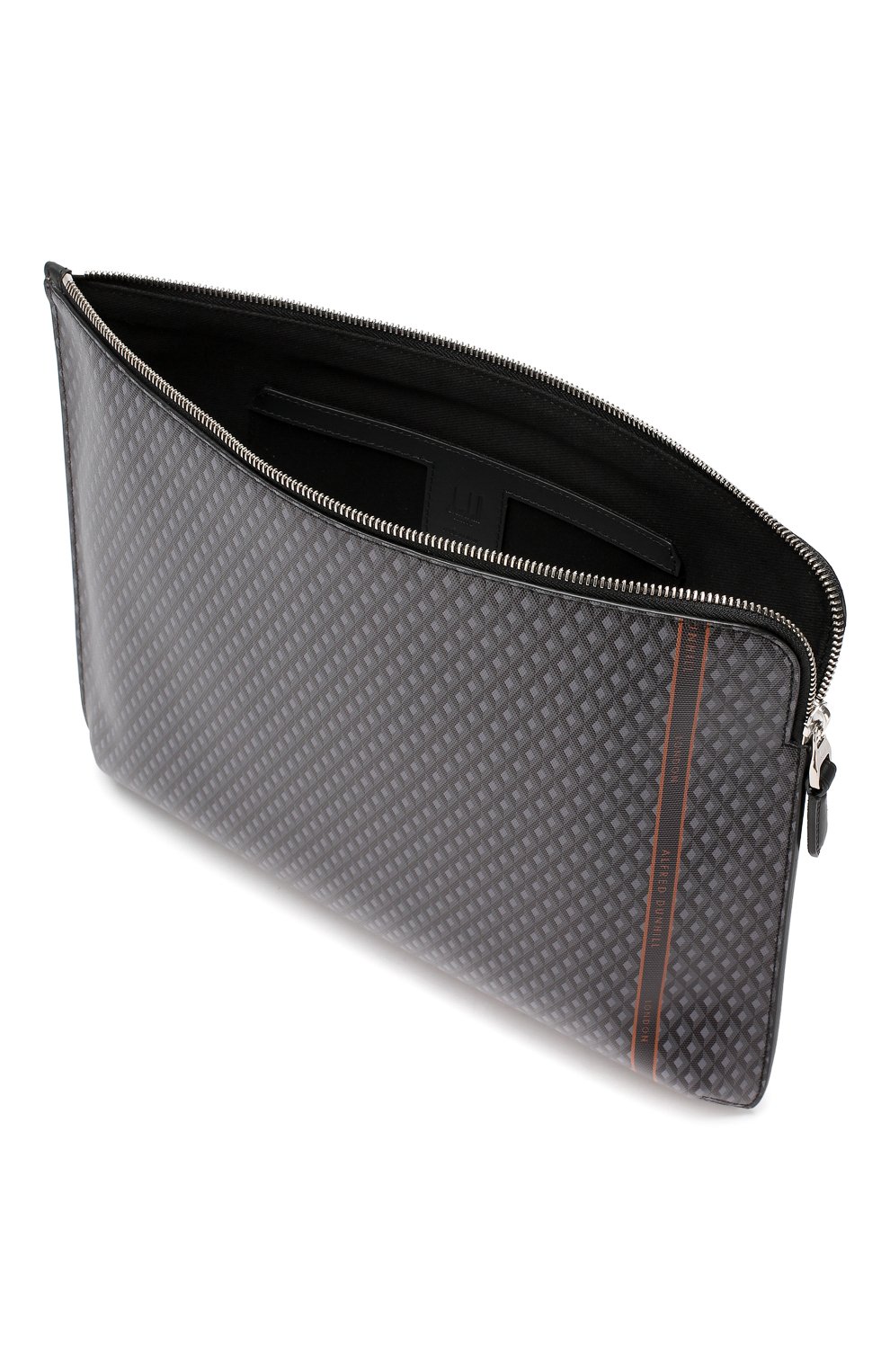 Текстильная папка для бумаг DUNHILL серого цвета по цене 44050 руб., арт. DU19R3865CC, фото 4 Текстильная папка для бумаг DUNHILL, арт. DU19R3865CC, фото 4