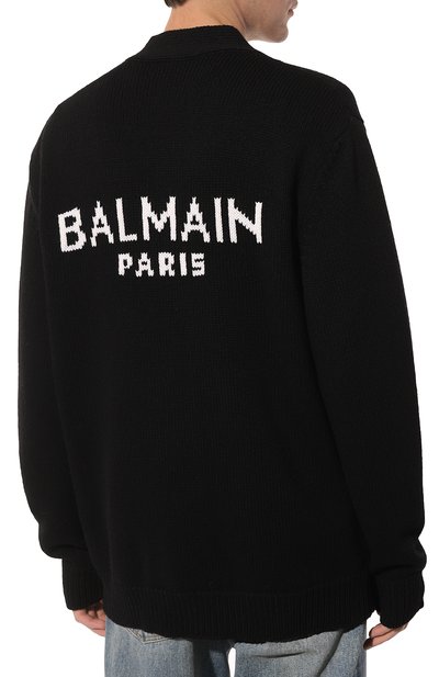 Шерстяной кардиган BALMAIN, арт. AH1KM000KC88, фото 4