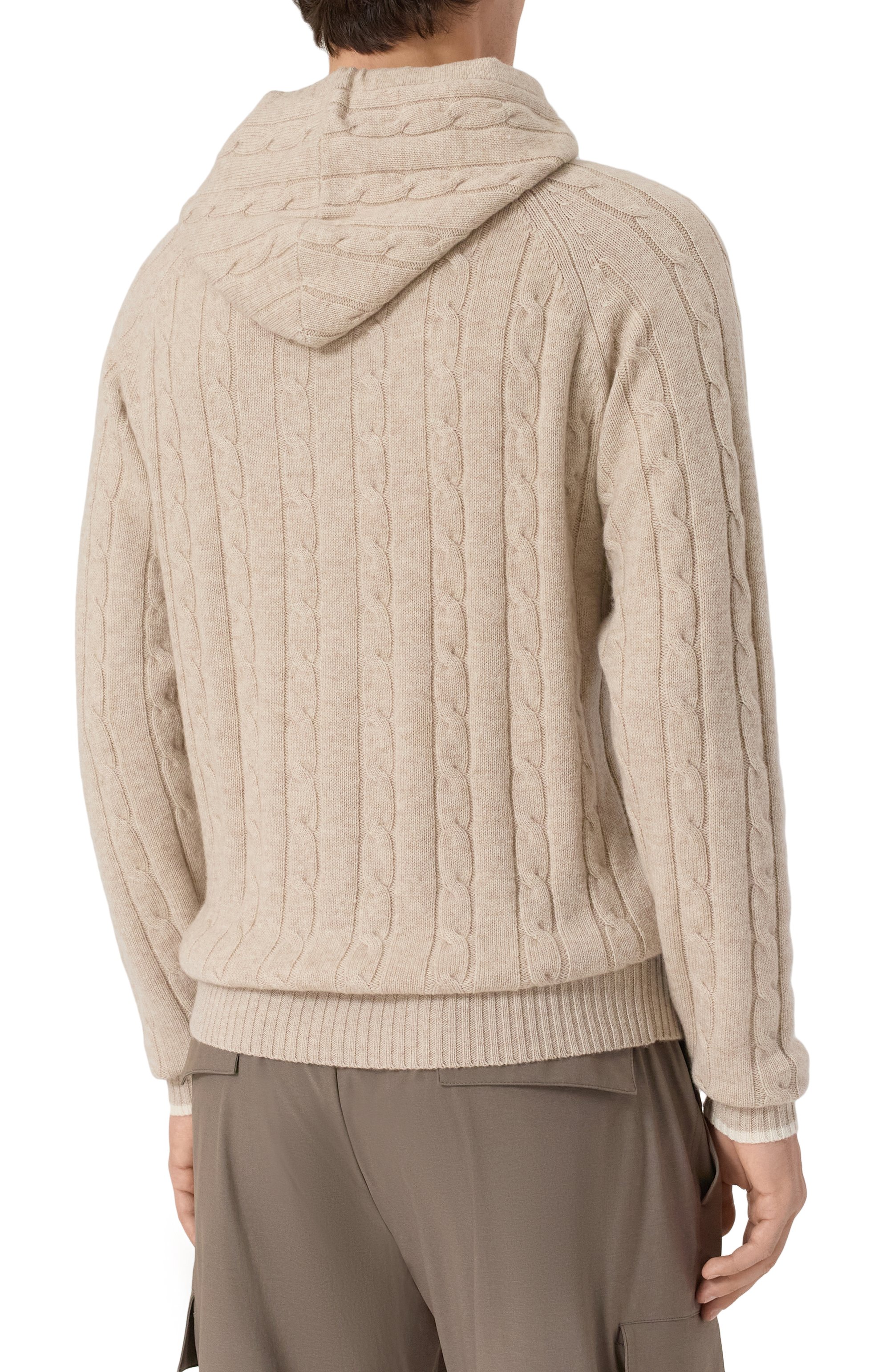 Худи из шерсти и кашемира L.B.M. 1911 бежевого цвета по цене 66200 руб., арт. 6379/59506, фото 4 Худи из шерсти и кашемира L.B.M. 1911, арт. 6379/59506, фото 4