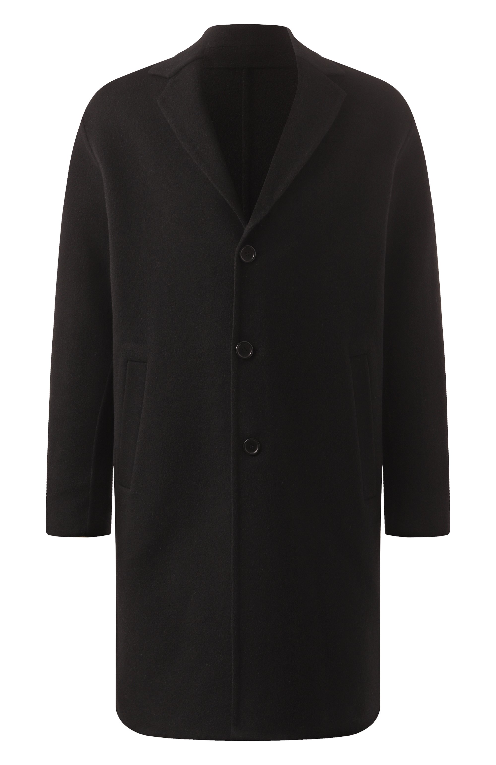 Кашемировое пальто MVST черного цвета по цене 379500 руб., арт. TXEKB-ES4370/LC1598, фото 1 Кашемировое пальто MVST, арт. TXEKB-ES4370/LC1598, фото 1