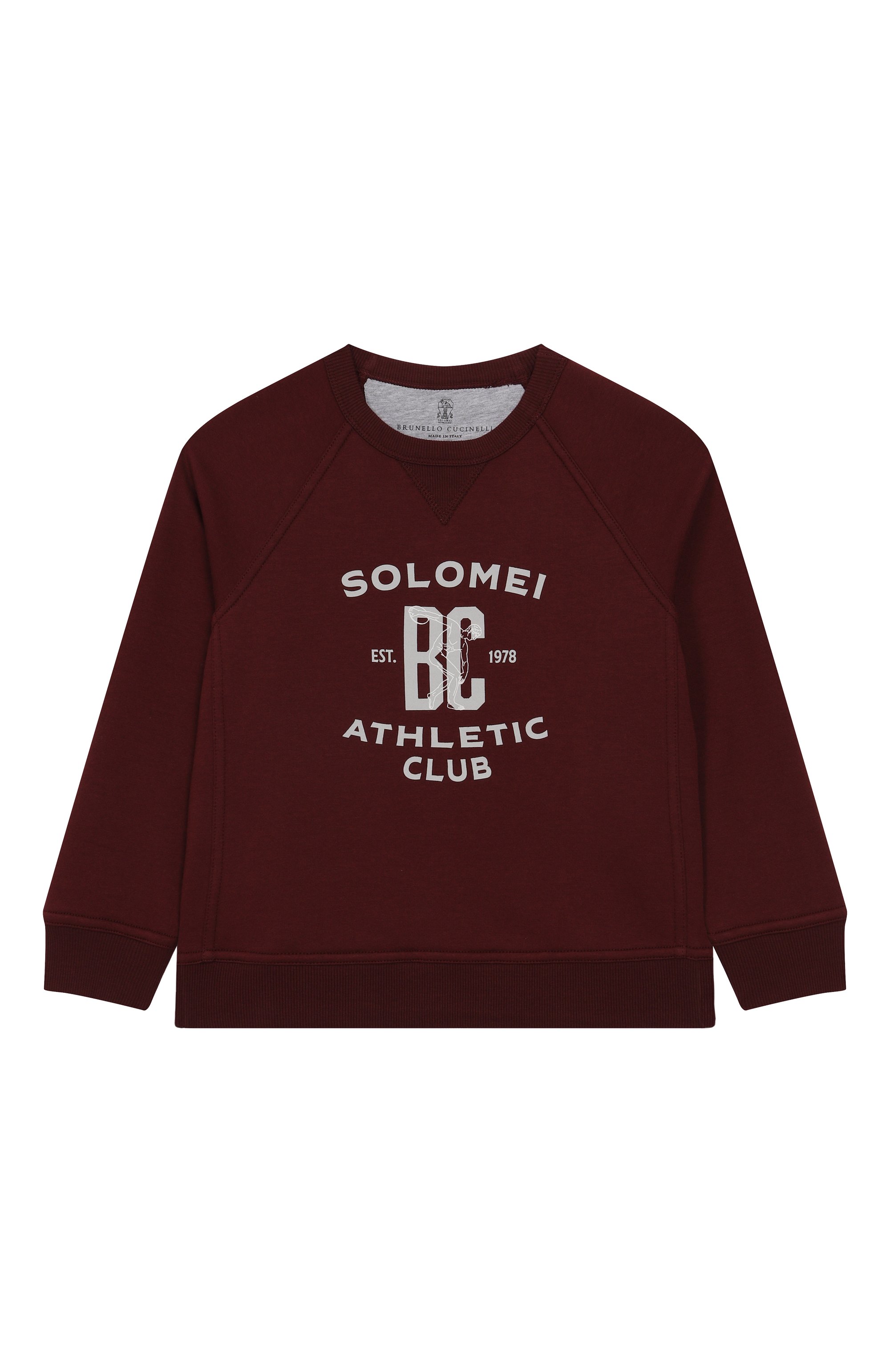 Хлопковый свитшот BRUNELLO CUCINELLI, арт. BW863E193B, фото 1