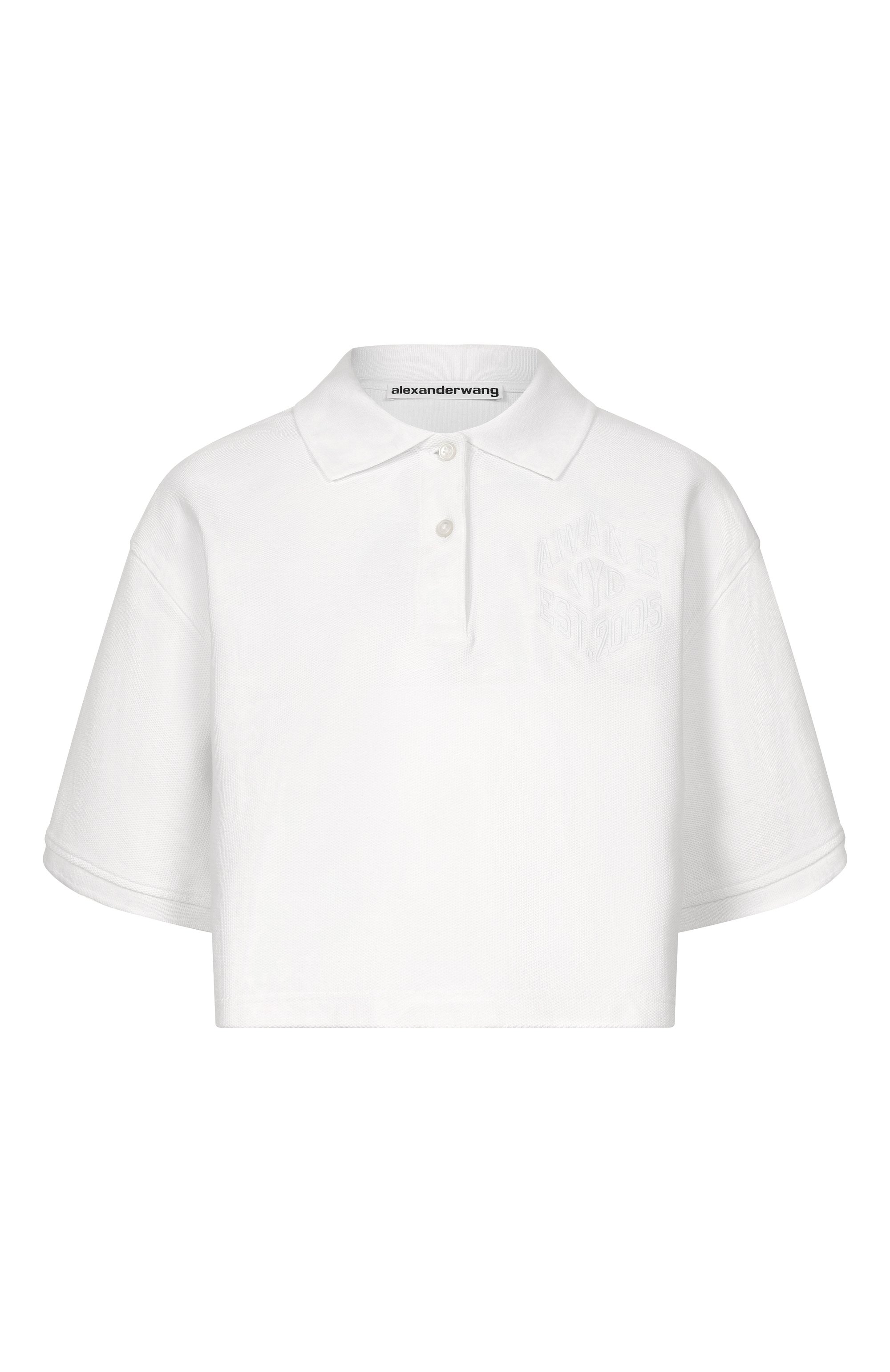 Хлопковое поло ALEXANDER WANG, арт. 1CC2261230, фото 1