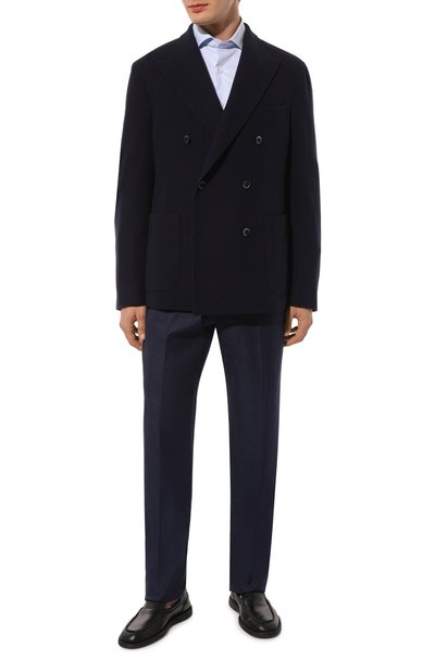 Брюки из шерсти и льна ZEGNA, арт. 718F13A7/75TB12, фото 2