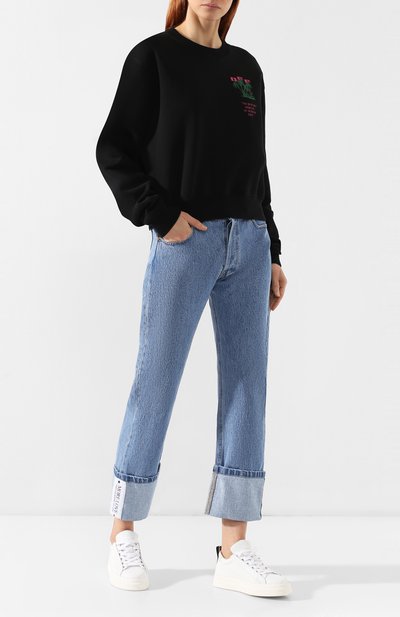 Хлопковый свитшот OFF-WHITE, арт. 0WBA026R190030451040, фото 2
