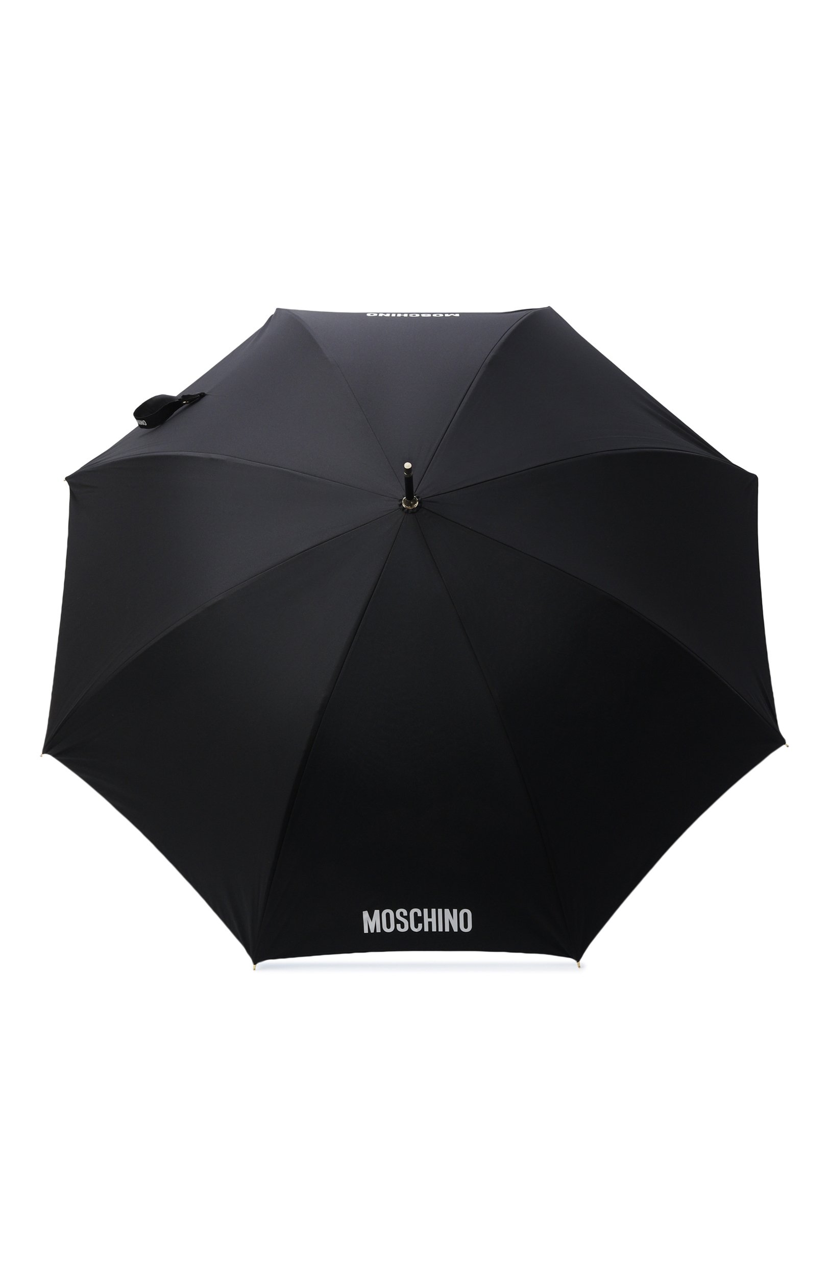 Зонт-трость MOSCHINO черного цвета по цене 14650 руб., арт. 9300-D63AUT0A, фото 1 Зонт-трость MOSCHINO, арт. 9300-D63AUT0A, фото 1