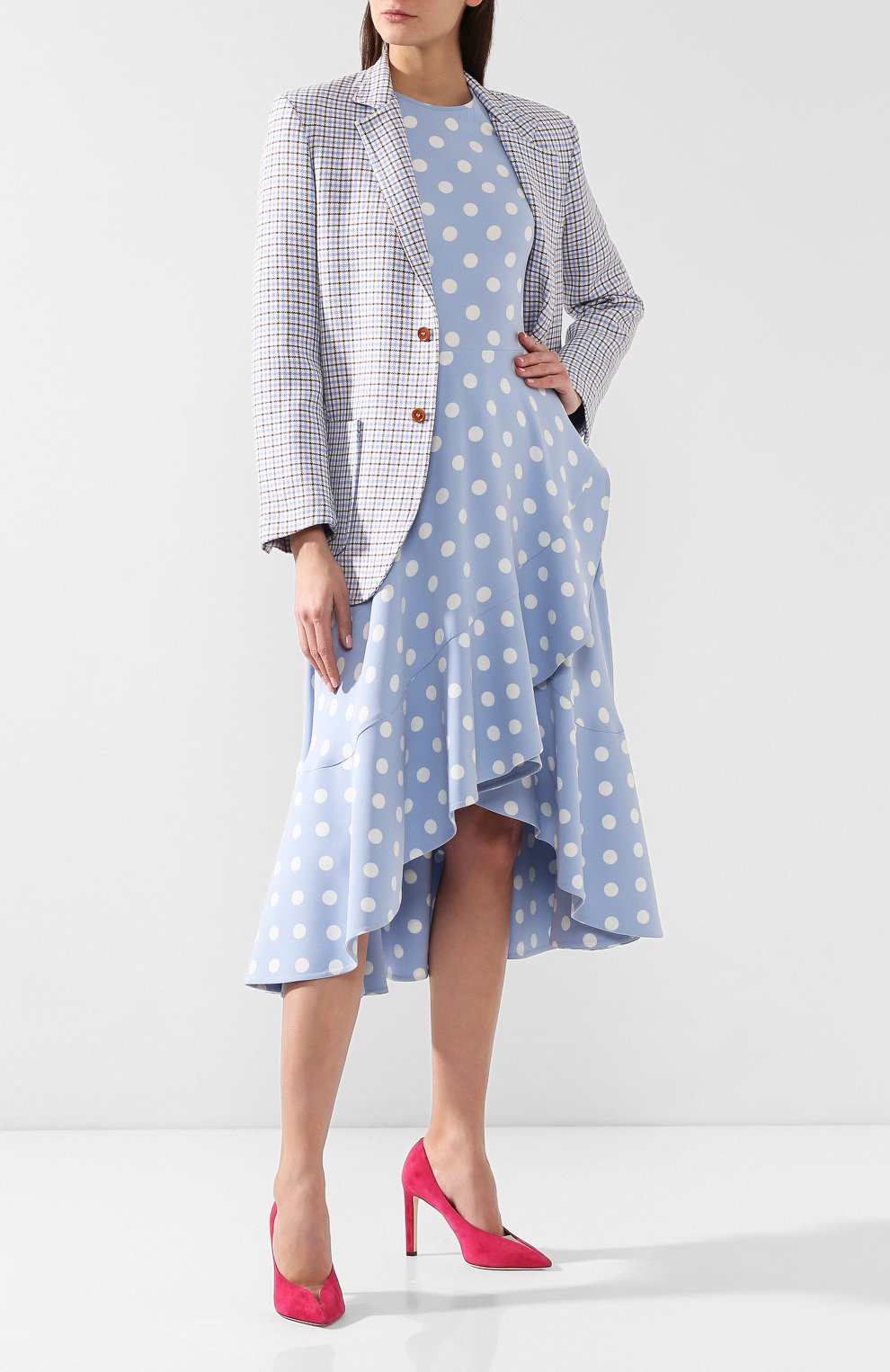 Замшевые туфли baker 100 JIMMY CHOO, арт. BAKER 100/UXS, фото 2