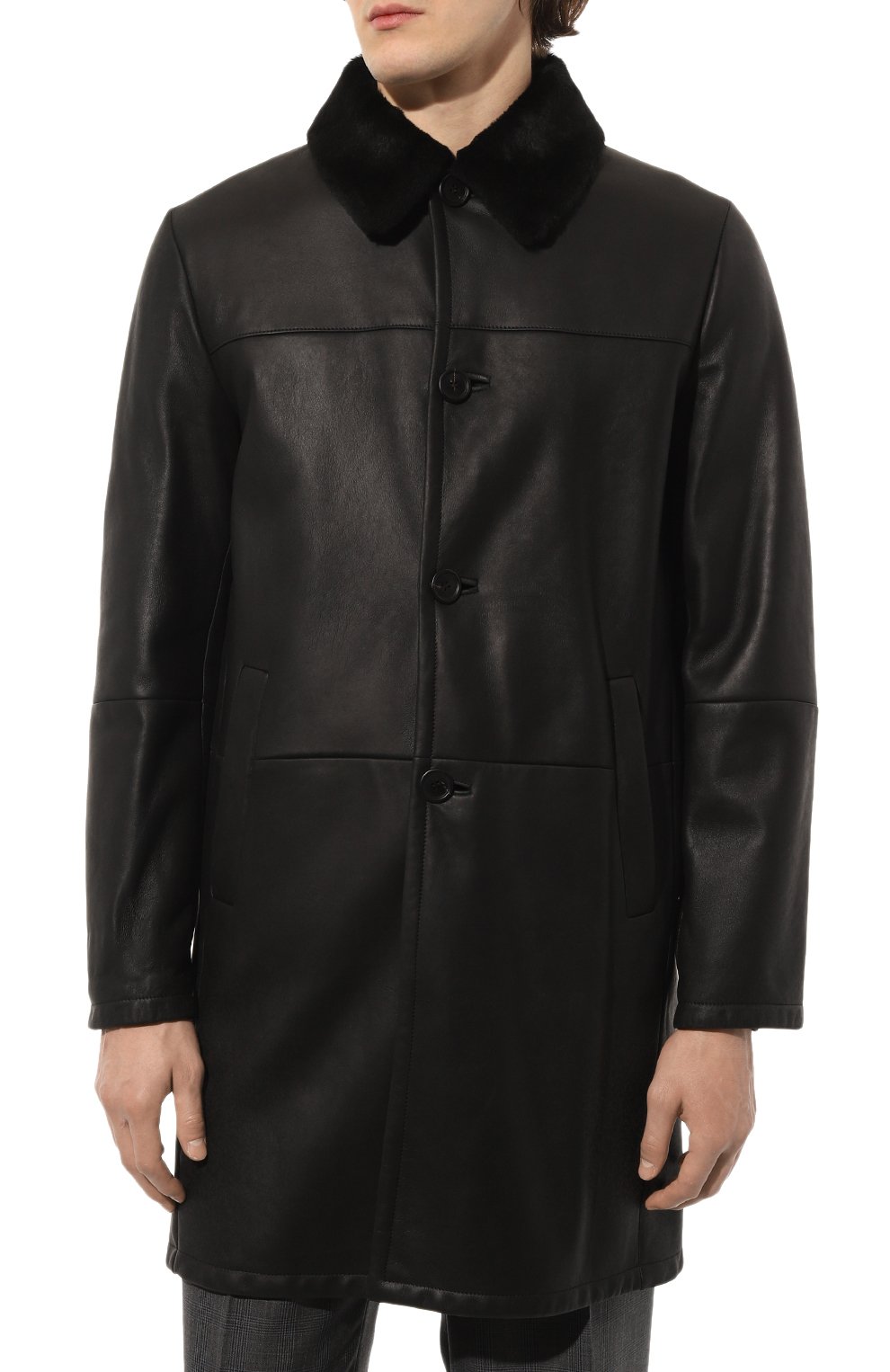 Дубленка из овчины PRADA, арт. UPS502-1XAN-F0002, фото 3