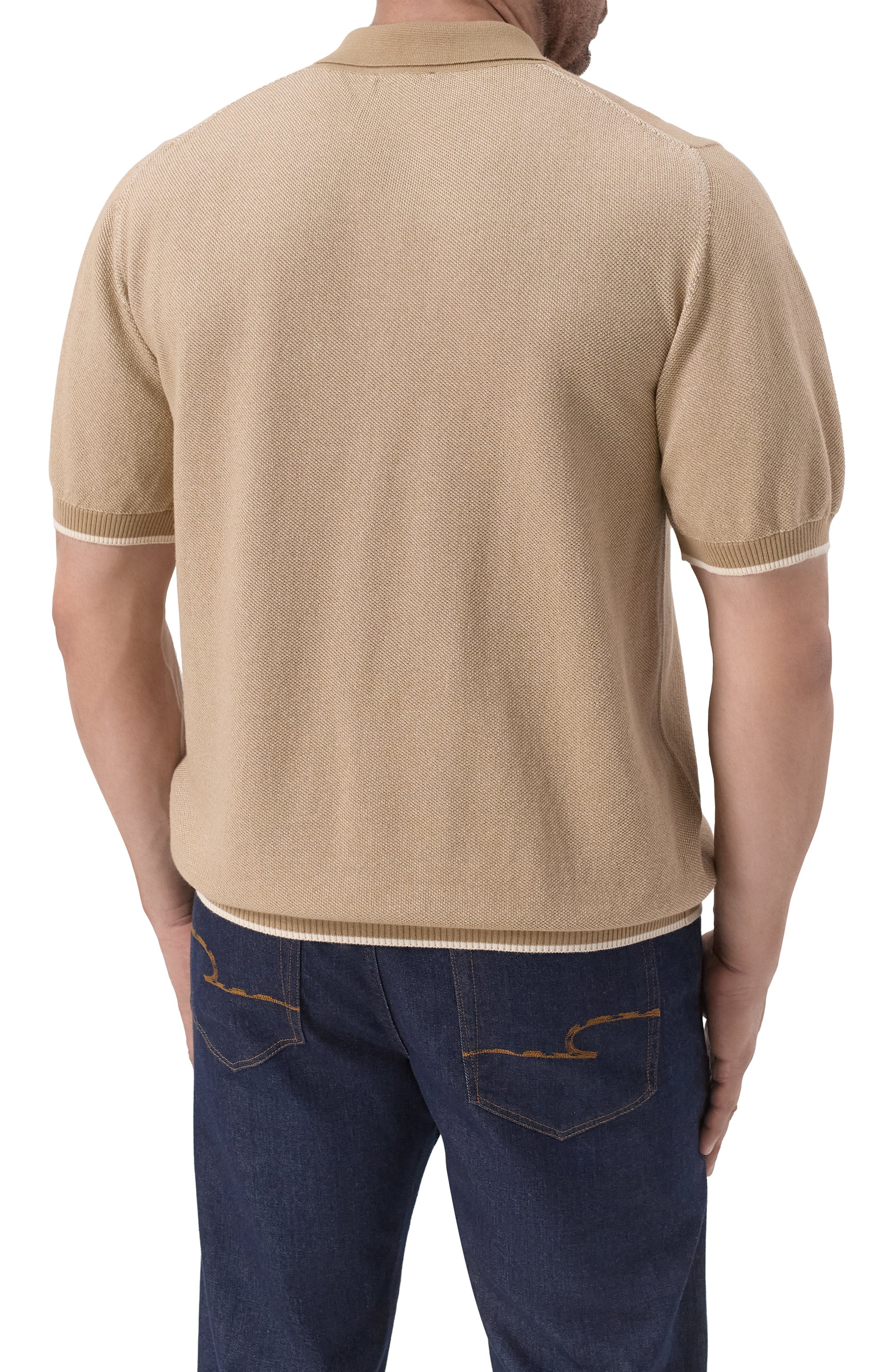 Хлопковое поло CANALI, арт. C0127B/MK02265, фото 4