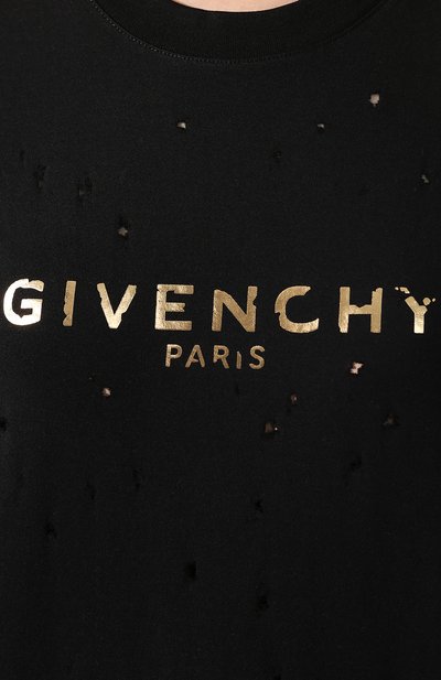Хлопковая футболка GIVENCHY, арт. BW700D3Z3F, фото 5