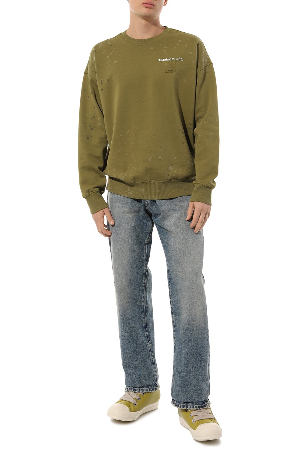 Кожаные кеды luxor jumbo padded low RICK OWENS, арт. RU02C7893/LLPW2, фото 2