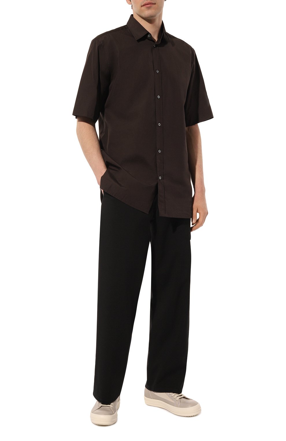 Кожаные кеды lido vintage RICK OWENS бежевого цвета по цене 79150 руб., арт. RU01D3897/LC0LVS, фото 2 Кожаные кеды lido vintage RICK OWENS, арт. RU01D3897/LC0LVS, фото 2