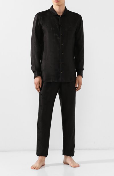 Шелковые брюки DOLCE & GABBANA, арт. GYB0HT/FJ1GM, фото 2