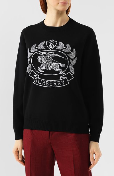 Шерстяной пуловер BURBERRY, арт. 8008334, фото 3