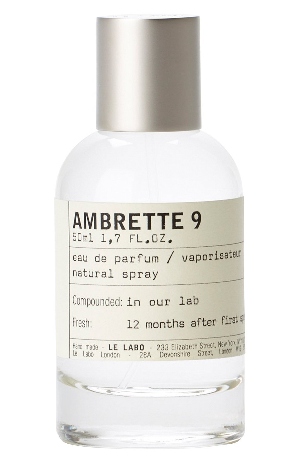 Парфюмерная вода ambrette 9 (50ml) LE LABO бесцветного цвета по цене 19000 руб., арт. 811901022646, фото 1 Парфюмерная вода ambrette 9 (50ml) LE LABO, арт. 811901022646, фото 1