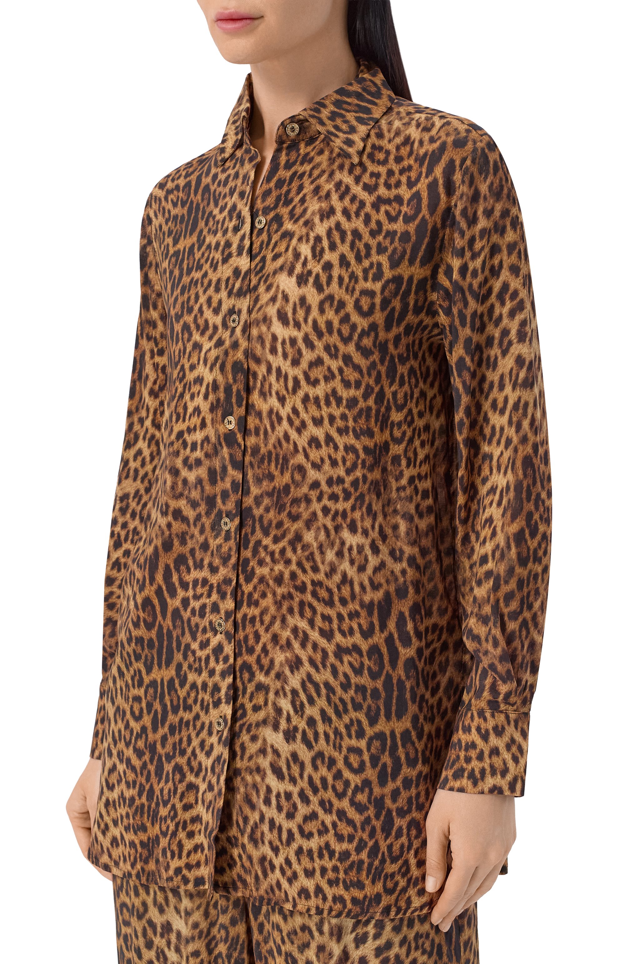 Рубашка из вискозы MELISSA ODABASH, арт. PAIGE CR, фото 3