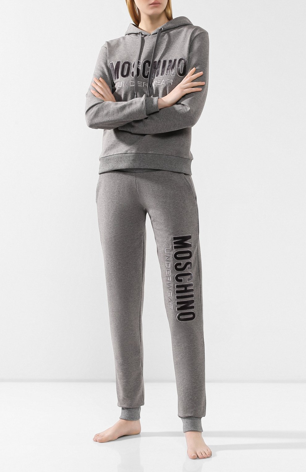 Хлопковые джоггеры MOSCHINO, арт. A4308/9001, фото 2