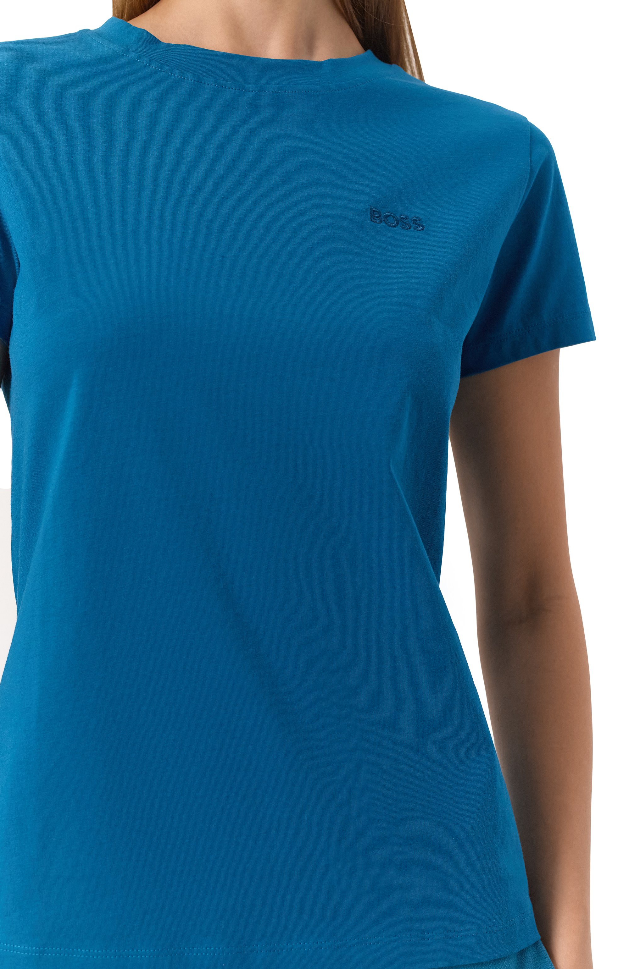 Хлопковая футболка BOSS ORANGE, арт. 50506973, фото 5