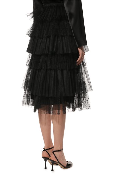 Юбка REDVALENTINO черного цвета по цене 79700 руб., арт. XR0RAI80/6B6, фото 4 Юбка REDVALENTINO, арт. XR0RAI80/6B6, фото 4