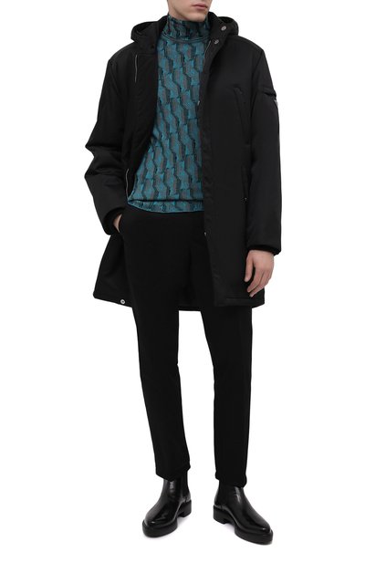 Кожаные челси PRADA черного цвета по цене 115000 руб., арт. 2TE176-055-F0002, фото 2 Кожаные челси PRADA, арт. 2TE176-055-F0002, фото 2