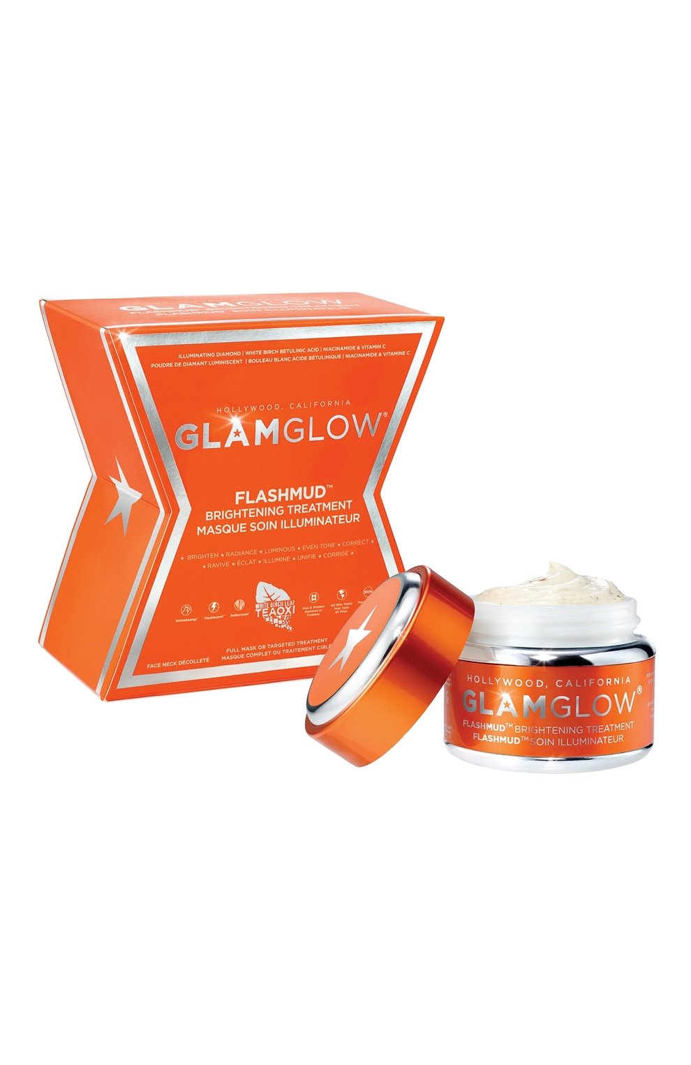 Маска для лица с эффектом сияния glamglow flashmud brightening treatment (50g) GLAMGLOW, арт. 889809002633, фото 4