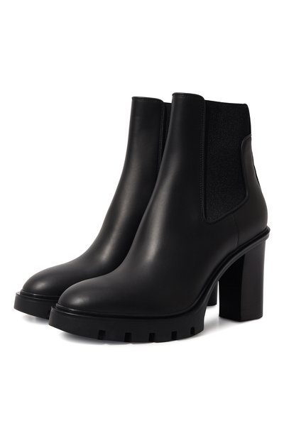 Женские кожаные ботильоны SANTONI, арт. WTCT59599NERBUDYN01