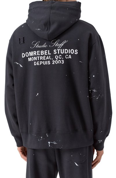 Хлопковое худи DOMREBEL, арт. M STAFF PULL0VER H00DIE, фото 4
